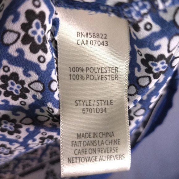 Max Studio Sleeveless Blouse V Neck Size Small - Picture 6 of 7